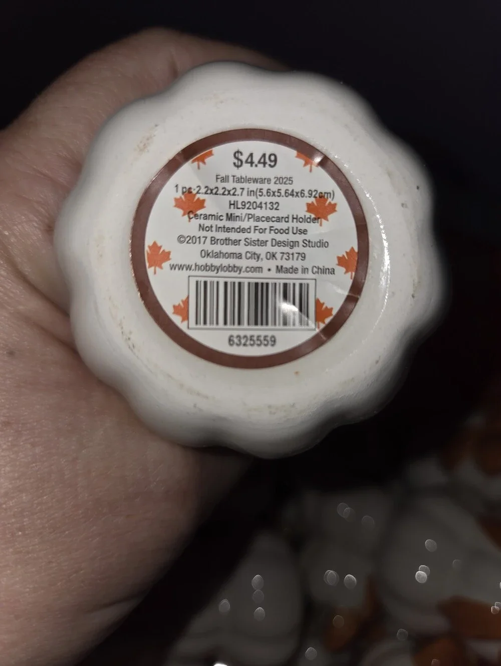 Hobby Lobby elegant ceramic